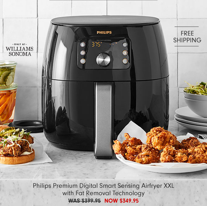 Philips Premium Digital Smart Sensing Airfryer XXL with Fat Removal Technology Now $349.95