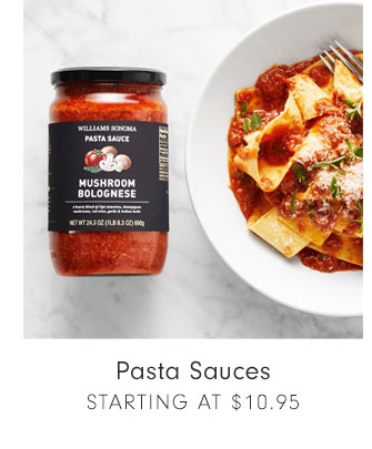 Pasta Sauces - STARTING AT $10.95