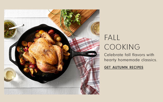 FALL COOKING - GET AUTUMN RECIPES