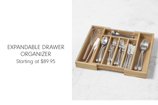 Expandable Drawer Organizer Starting at $89.95