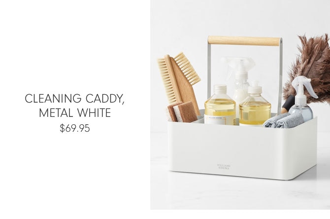 Cleaning Caddy, Metal White $69.95