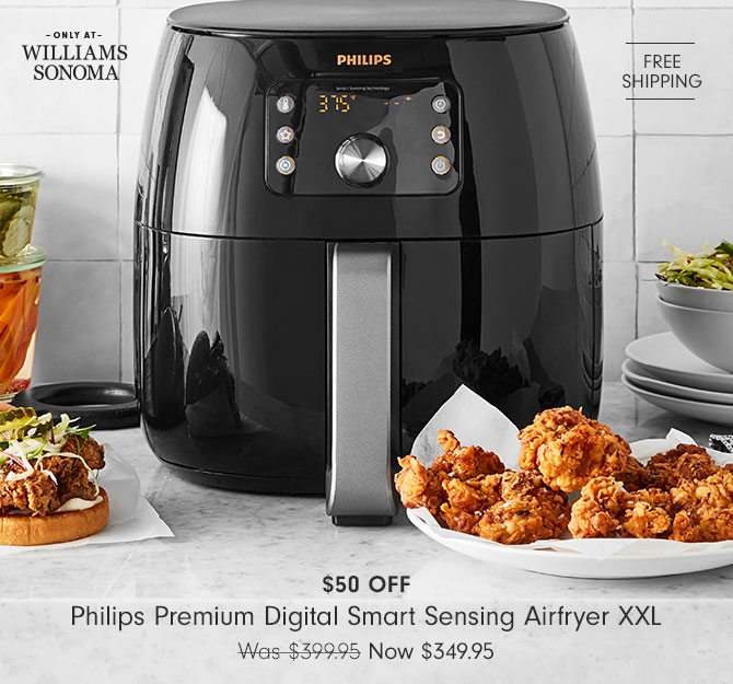 FREE SHIPPING - $50 OFF - Philips Premium Digital Smart Sensing Airfryer XXL - Now $349.95