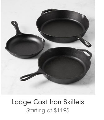 Lodge Cast Iron Skillets - Starting at $14.95