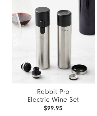 Rabbit Pro Electric Wine Set - $99.95