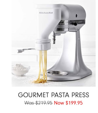 Gourmet Pasta Press Now $199.95