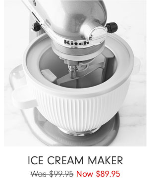 Ice Cream Maker Now $89.95