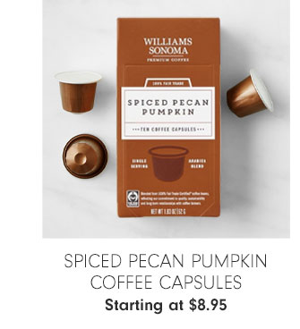 Spiced Pecan Pumpkin Coffee Capsules - Starting at $8.95