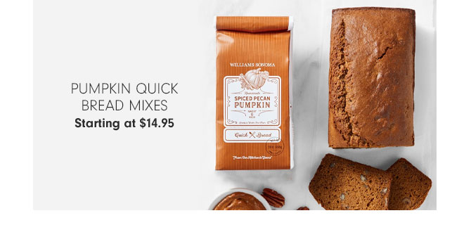 PUMPKIN QUICK BREAD MIXES - Starting at $14.95