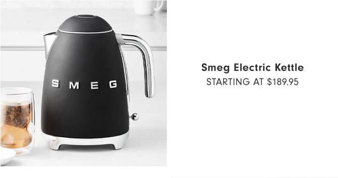 Smeg Electric Kettle Starting at $189.95