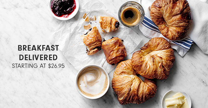 Breakfast Delivered Starting at $26.95