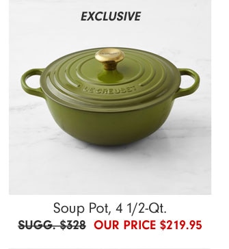 Soup Pot, 4 1/2-Qt. - Our Price $219.95