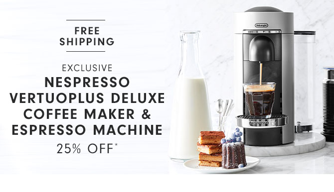 Nespresso VertuoPlus Deluxe Coffee Maker & Espresso Machine - 25% Off*