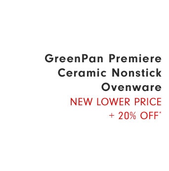 GreenPan Premiere Ceramic Nonstick Ovenware New lower Price + 20% Off*