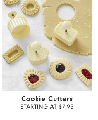 Cookie Cutters Starting at $7.95