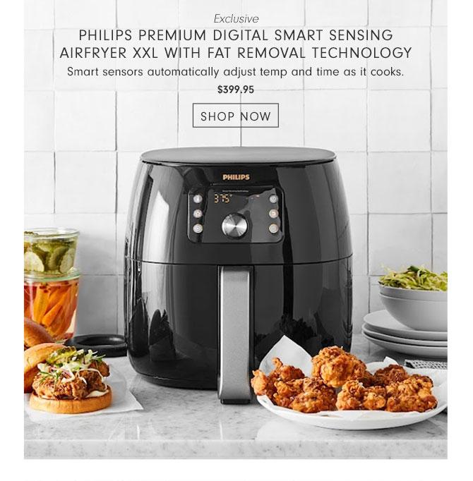 Philips Premium Digital Smart Sensing Airfryer XXL with Fat Removal Technology - $399.95 - SHOP NOW