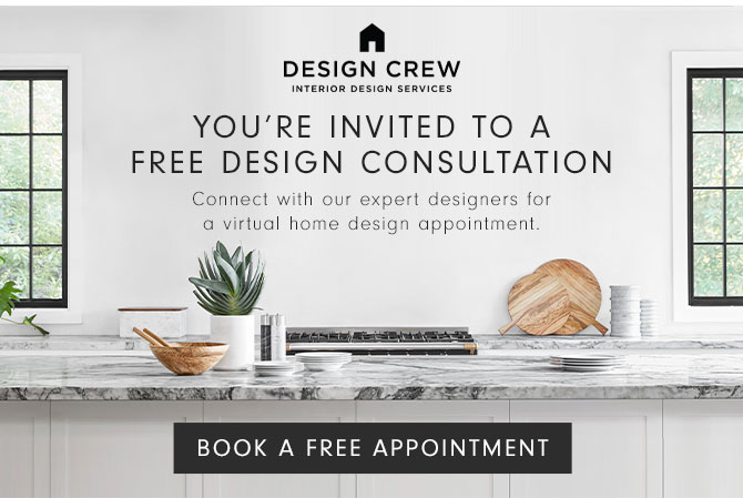 You’re invited to a free design consultation - BOOK A FREE APPOINTMENT