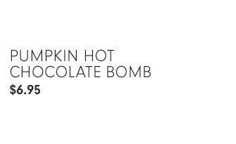 Pumpkin Hot Chocolate Bomb $6.95