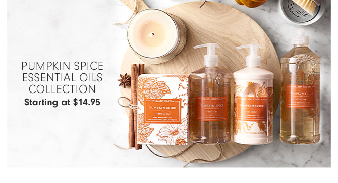 Pumpkin Spice Essential Oils Collection Starting at $14.95