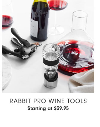 Rabbit Pro Wine Tools Starting at $39.95