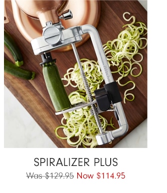 Spiralizer Plus - Now $114.95