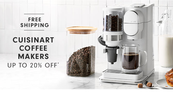 Cuisinart Coffee Makers up to 20% off*