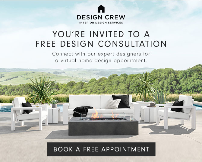 You’re invited to a free design consultation - Connect with our expert designers for a virtual home design appointment. BOOK A FREE APPOINTMENT