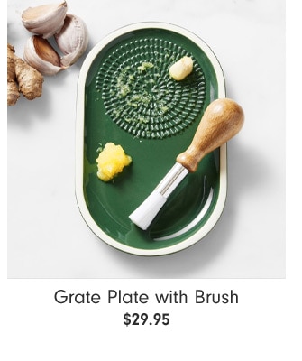 Grate Plate with Brush - $29.95