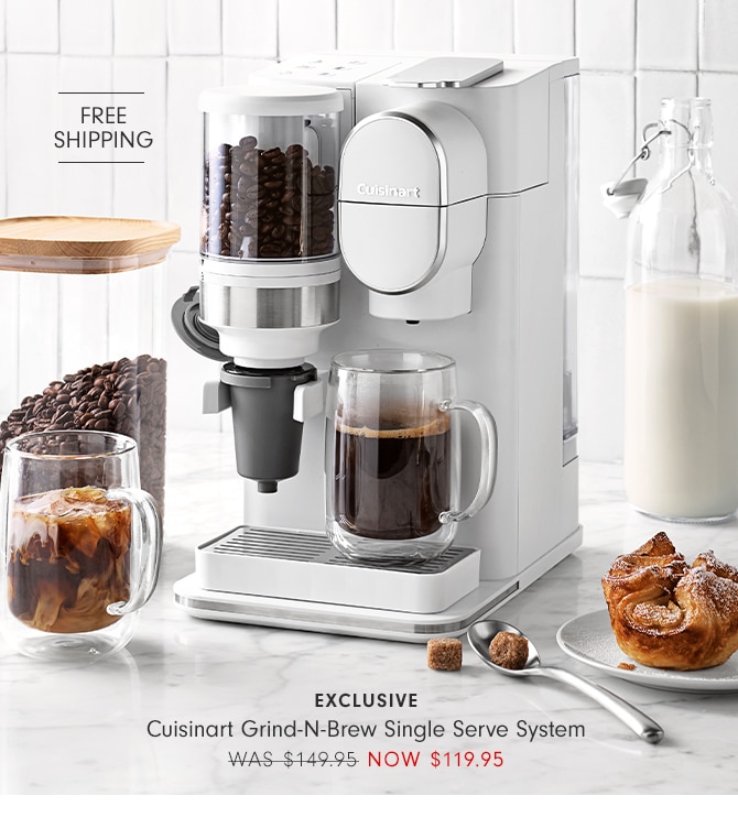 Cuisinart Grind-N-Brew Single Serve System - Now $119.95