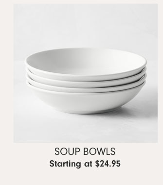 Soup Bowls Starting at $24.95