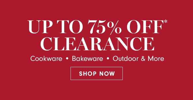 UP TO 75% OFF CLEARANCE - SHOP NOW