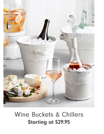 Wine Buckets & Chillers - Starting at $29.95