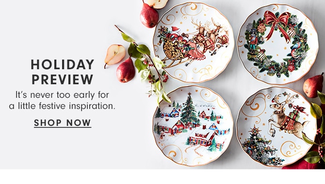 HOLIDAY PREVIEW - SHOP NOW