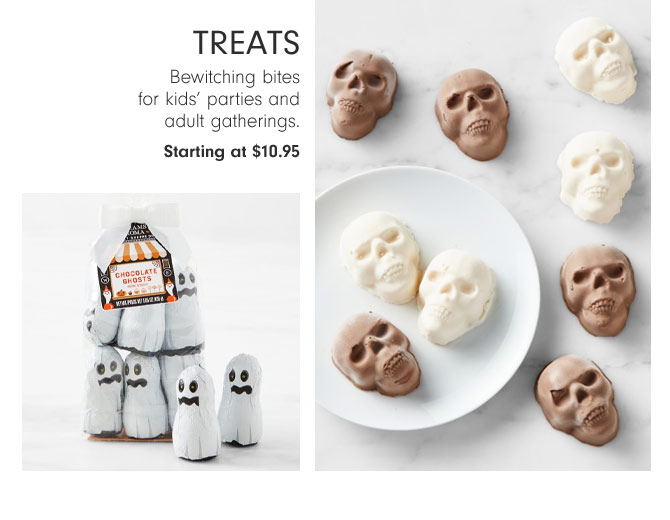 Treats - Bewitching bites for kids' parties and adult gatherings. Starting at $10.95