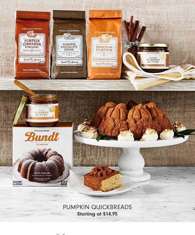 Pumpkin Quick Breads - Starting at $14.95