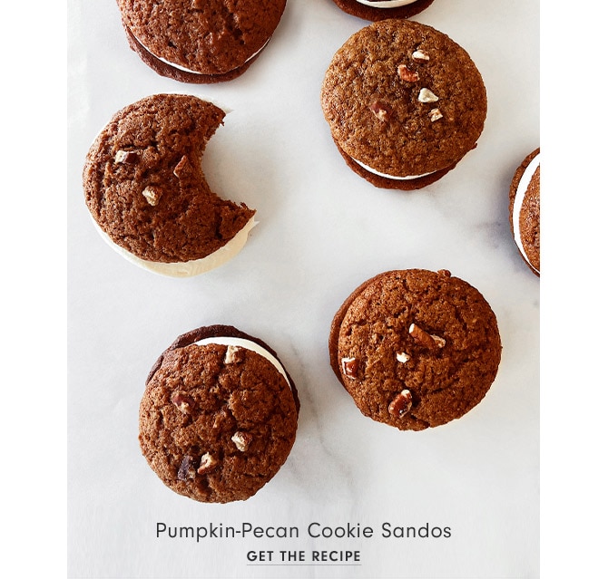 Pumpkin-Pecan Cookie Sandos - get the recipe