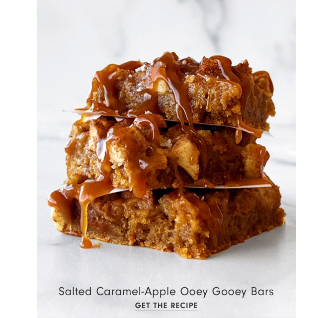 Salted Caramel-Apple Ooey Gooey Bars - get the recipe