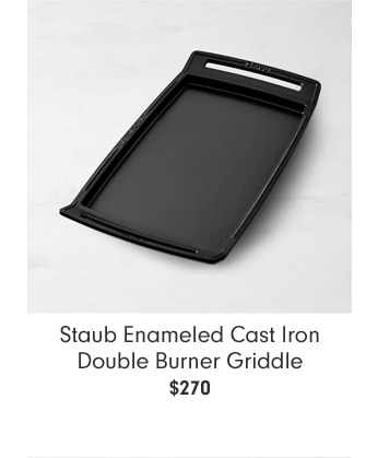 Staub Enameled Cast Iron Double Burner Griddle - $270