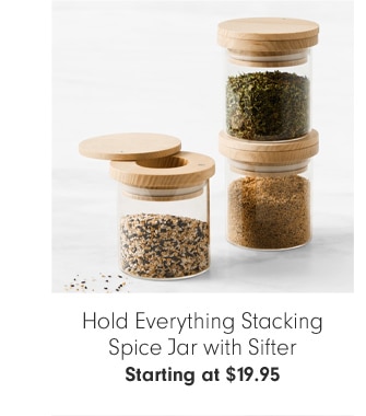 Hold Everything Stacking Spice Jar with Sifter - Starting at $19.95