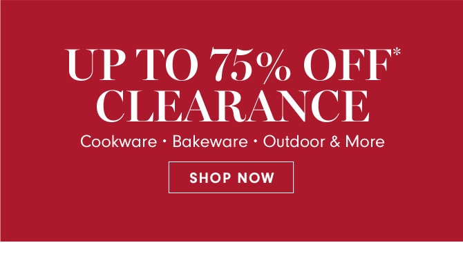 UP TO 75% OFF CLEARANCE - SHOP NOW