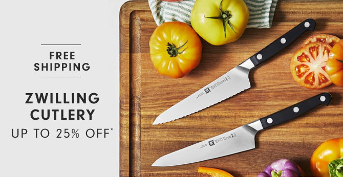 Zwilling Cutlery Up to 25% off*