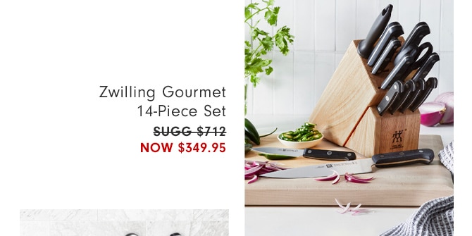 Zwilling Gourmet 14-Piece Set - Now $349.95