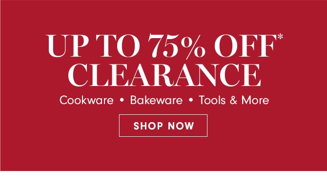 UP TO 75% OFF CLEARANCE - SHOP NOW