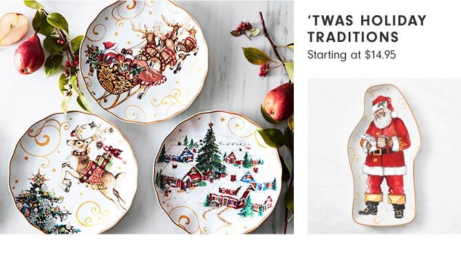 ‘Twas holiday traditions Starting at $14.95