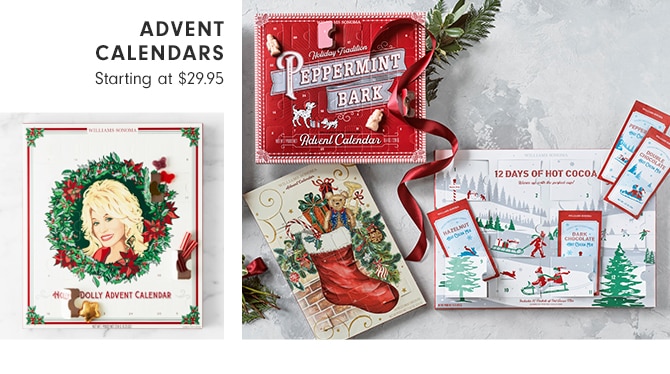 Advent calendars Starting at $29.95