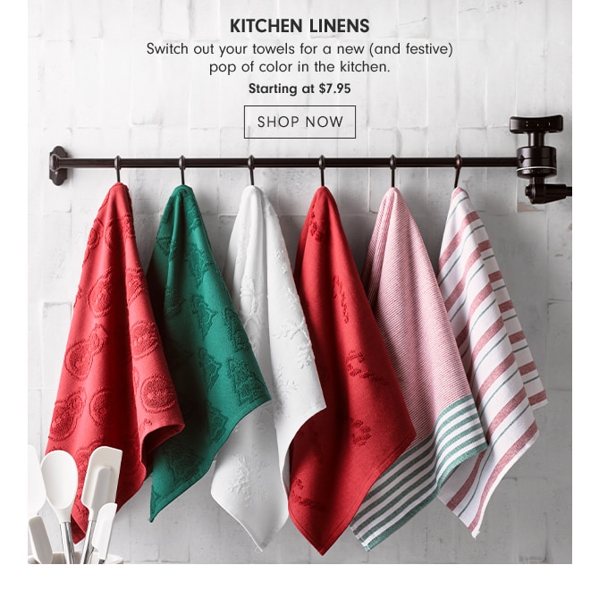 KITCHEN LINENS - SHOP NOW