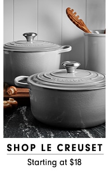 SHOP LE CREUSET - Starting at $18