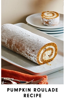 PUMPKIN ROULADE RECIPE