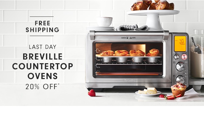 BREVILLE COUNTERTOP OVENS - 20% OFF*