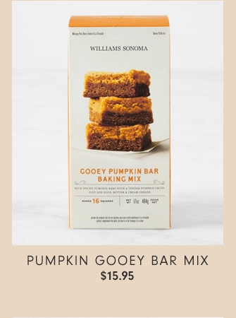 Pumpkin Gooey Bar Mix - $15.95