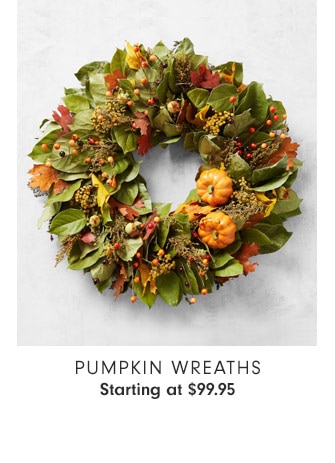 Pumpkin Wreaths - Starting at $99.95